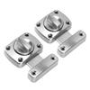 Door Latch Rust Proof Smooth Edge Comfortable Grasp User Friendly Knob Square Door Lock Latch for