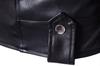 (Simple Flavor) Riders Jacket Motorcycle Jacket Men's Faux Leather Short