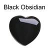 Heart-Shaped Natural Crystal Gemstone Pendant (20mm)