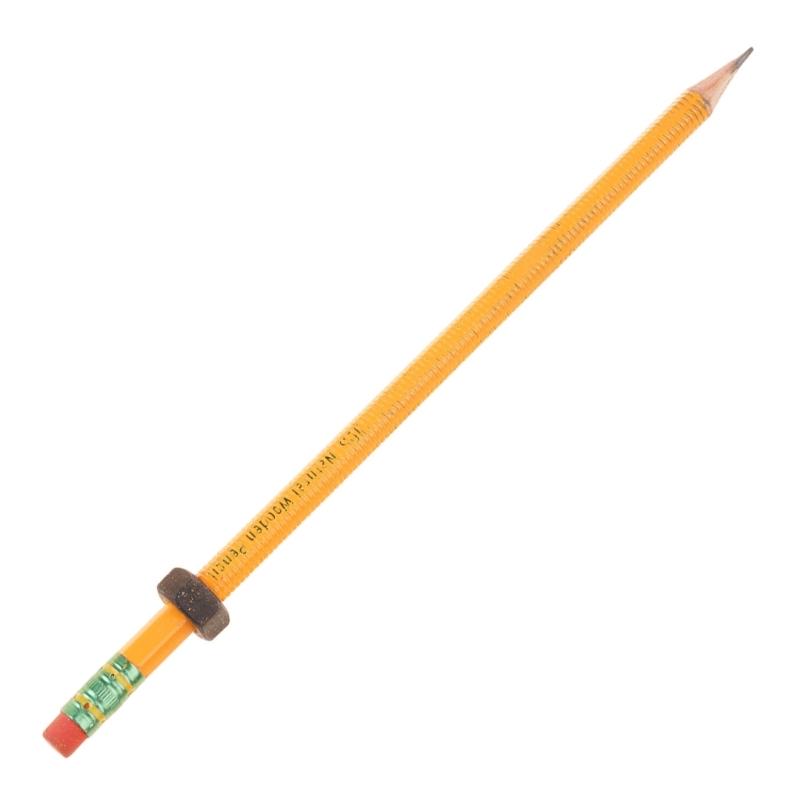 Quiet Focusing Aid Wooden Threaded Pencil With Rotating Nut Stress Relief Sensory Toy For Students Homework Writing Tool