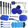 Car Cleaning Brush Set Air Conditioning Outlet Gap Dust Brush Wheel Hub Multi-Function Cleaning Combination Cleaning Tool