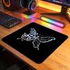 1PC Butterfly Pattern Gaming Mouse Pad, 50×50, Durable and Washable, Non-Slip Keyboard Pad, Laptop Rubber Desk Mat for PC Laptop
