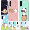 Cute Peach Goma Cat Phone Case For Samsung Galaxy A13 A14 A15 A16 A17 A53 A54 A55 A56 A57 A33 A34 A35 A36 A37 A23 A24 A25 A26 Ga