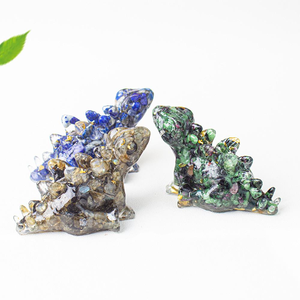 Trex Resin Art Decor With Crystal Resin For Modern Desk Ornament Gift For Friends And Family
