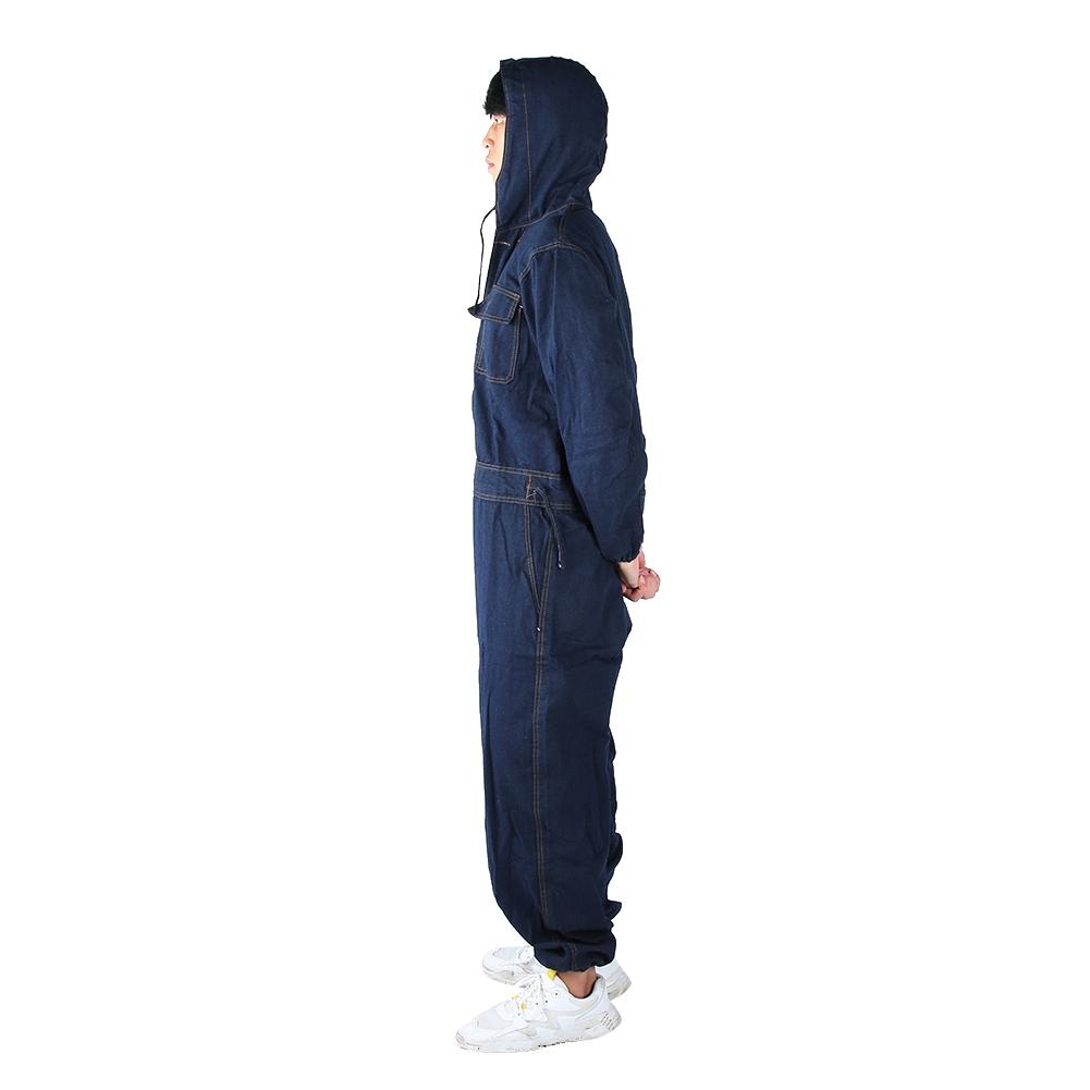 Tuta Intera in Denim Tuta da Saldatura Elettrica Abiti Assicurazione Lavoro Indumenti da Lavoro da Meccanico Auto (170)