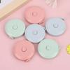1PC 1.5m Small Tape Measure Portable Student Soft Leather Three Measurement Clothes Automatic Recycling