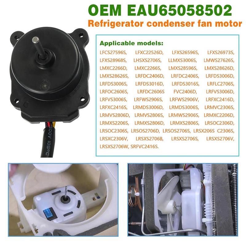 B15C EAU65058502 EAU64843805 RFD3410A102A Refrigerator Condenser Fan Motor for LG Replace AP7178309 PS16662422