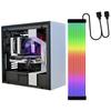 5V 3Pin ARGB Sync PC Cables 8Pin 24Pin PSU RGB Cable Extensions Flexible LED Strip Light DIY Kit for Computer Power Supply