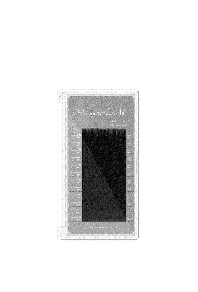 

Humor Girls Eyelash Extensions - DIY High-Quality Silk Extensions, B Curl, Thickness 0.10mm, Length 10mm