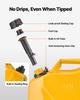 Metal Fuel Container, 20 L, Fuel Jerry Can with Spout and Comfort Handle, 6 L/min Max Flow Rate, Leakproof & Corrosion-resistant Metal Gas Tank Most