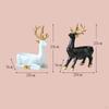 Deer Statues Sculpture Collectbles Figures Elk Figurines