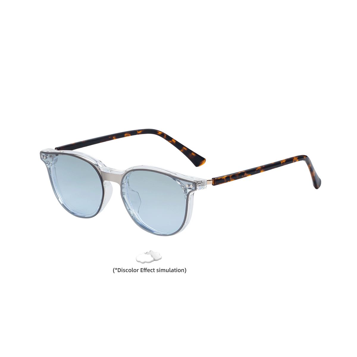 2026 Square Frame Sunglasses: Men s Trendy Magnetic Clip-on Lens with Propionate Insert Pin