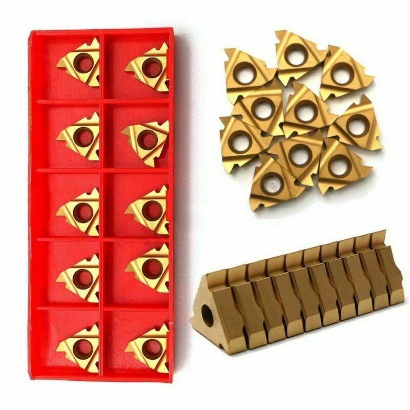 Langlebige Hartmetall-Wendeschneidplatten Fräser Drehmeißel-Set 10 Stück