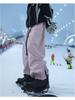 Unisex Waterproof Velvet Ski Pants for Winter Outdoor Sports - Trendy American Casual Joggers