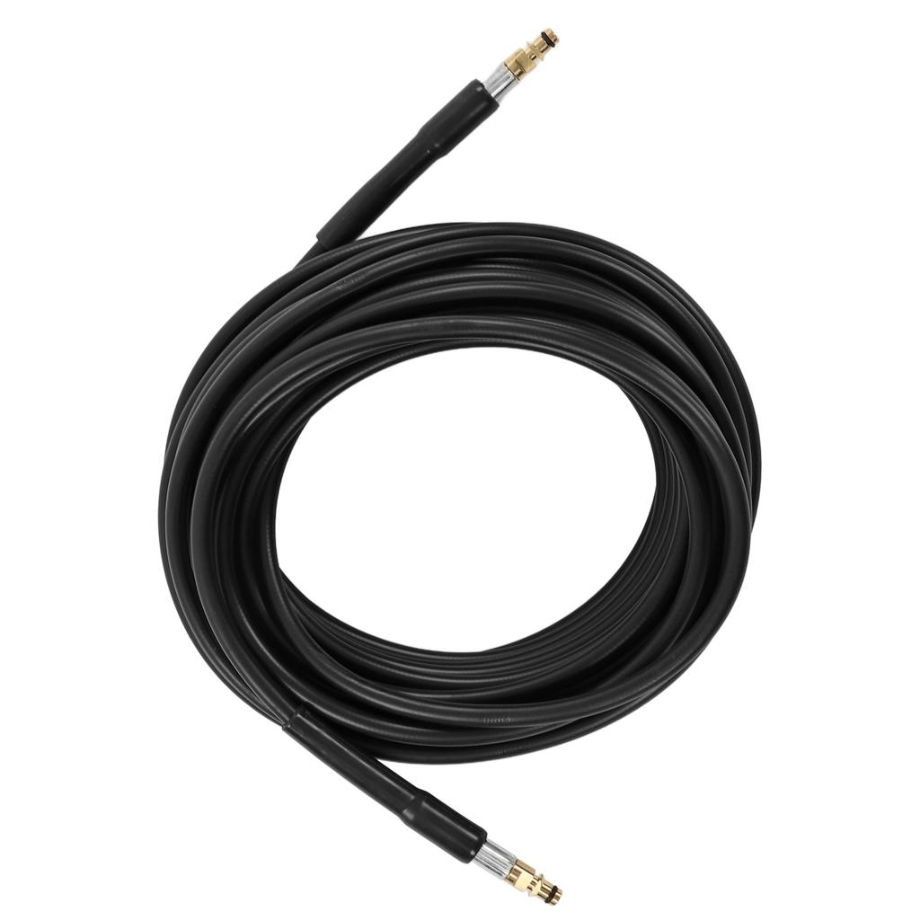 Hochdruckwasserschlauch 5800psi 16,3yd Lang Flexibler Gummi Weit Verbreiteter Gartenschlauch für Auto Boden Außenanschluss in