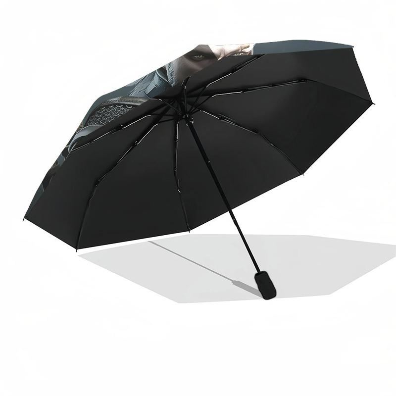 The Witcher 3, Wild Hunt Automatic Opening and Closing, 8 rib Structure Portable Umbrella, Suitable for Men and Women in All Seasons Perfec