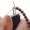 Enhebrador de Metal Conveniente Herramienta para Anudar Cuentas Herramienta para Enhebrar Perlas de Joyería Ayudante Práctico para Manualidades de Collares y Pulseras