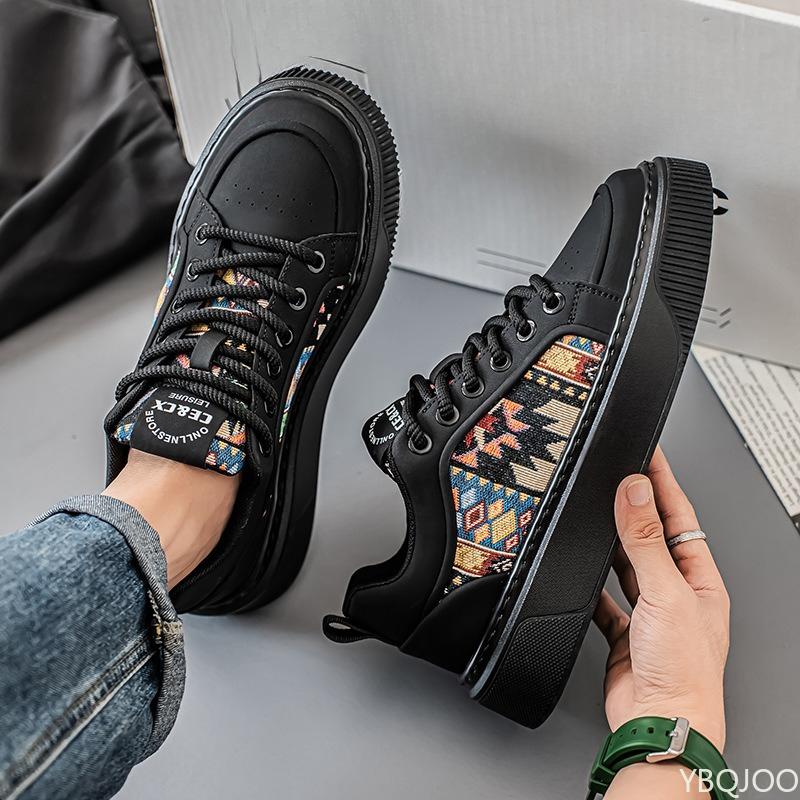 

Spring fashionable versatile men s shoes new interior height increasing trend men s casual comfortable thick soled shoes 42