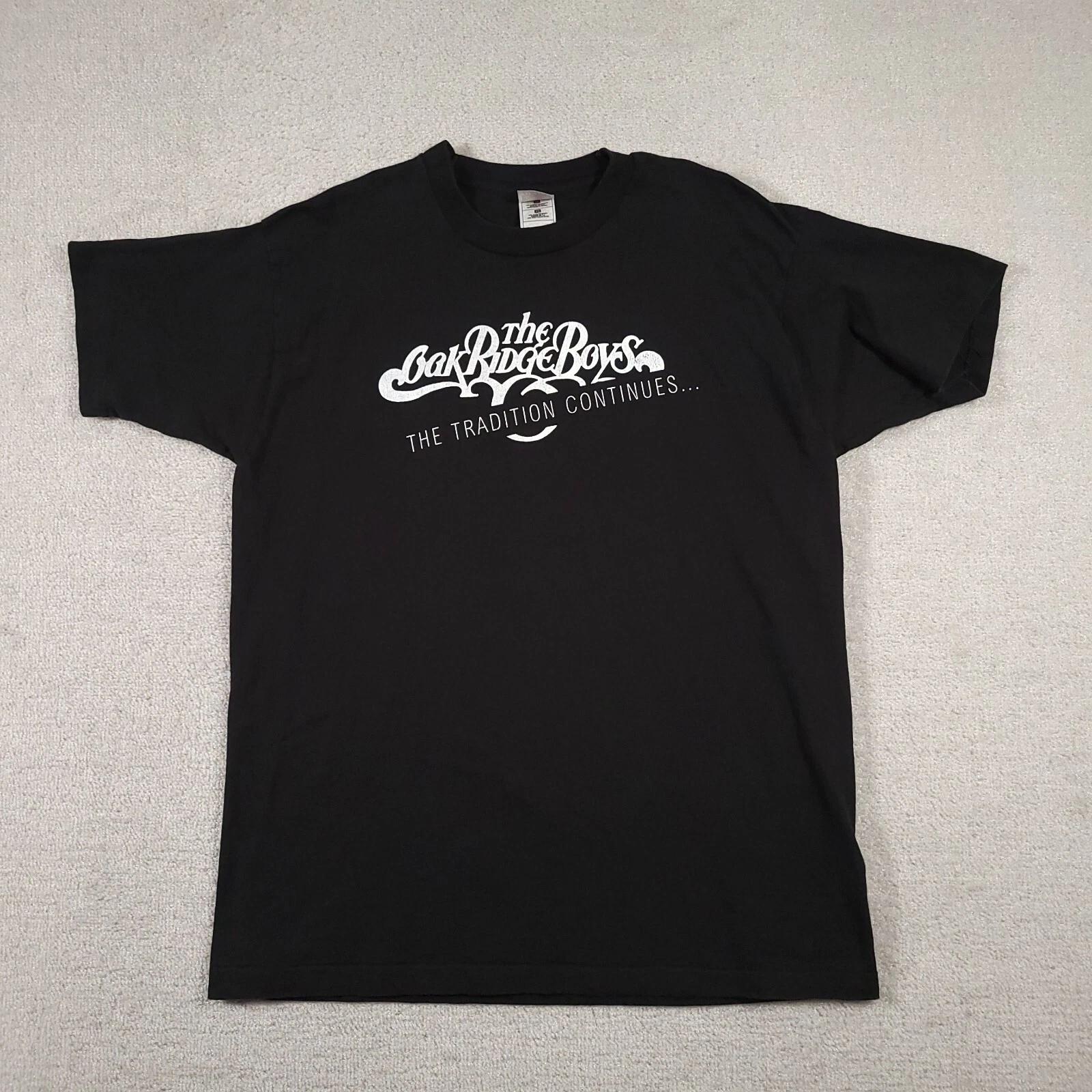 

Vintage Oak Ridge Boys Graphic T Shirt Made in USA Mens Xl Black 140