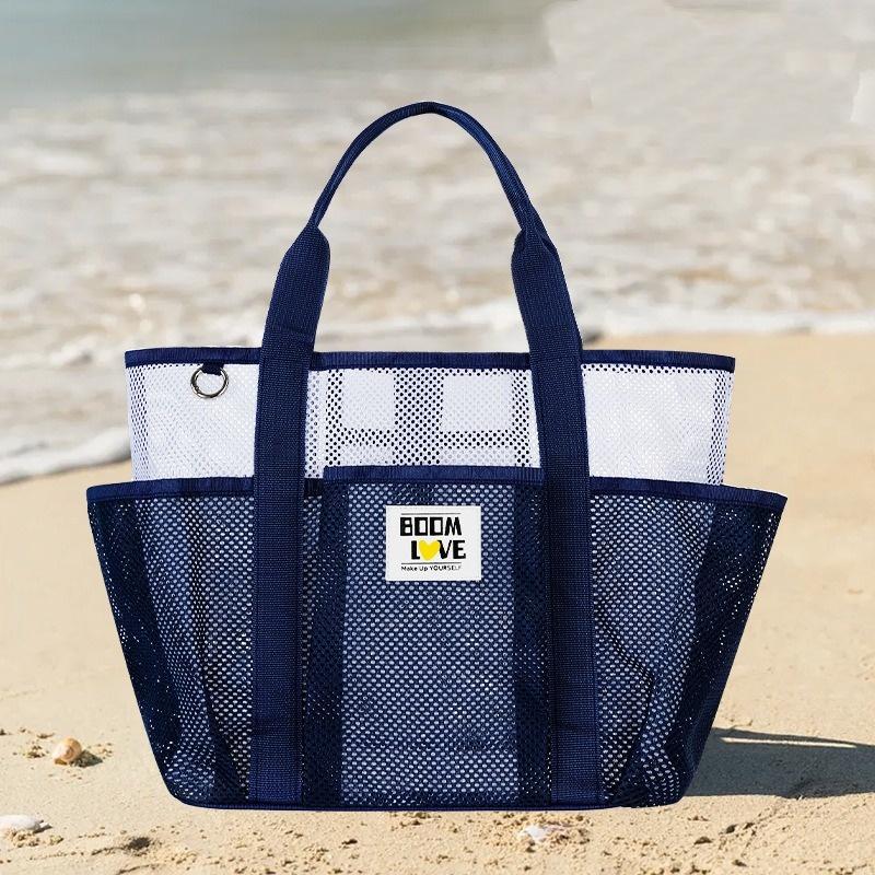 

Gym Bag Multi Functional Portable Tote Travel Swimsuit Storage Bag Mesh Swimming Mesh Bag For Swimming Vacation Travel