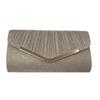 Bolso de mano de moda europeo y americano para mujer: Bolso de sobre de noche para eventos sociales, bodas y banquetes