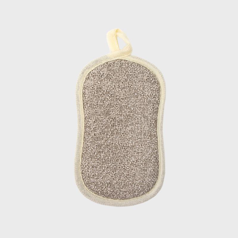 Bamboo Fiber Sponge & Dish Scrubber – Durable, Non-Shedding, Oil-Resistant, Multi-purpose Kitchen Cloth & Brush.