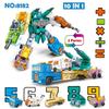 10PCS Transformation Number Robot Plaything Assembling Blocks Deformation Pocket Morphers Educational Action Figure Plaything for Children