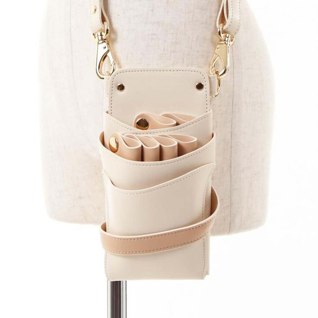 A Japanese Manufacturer Specializing In Scissors Sienna Ivory X Pink Holds with Glove Holder Glove DEEDS, Cases, No. 326, Beige, 4-6 Scissors,