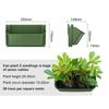 Home Office Bonsai Plastic Wall Mounted Succulent Flower Pot Hanging Planter