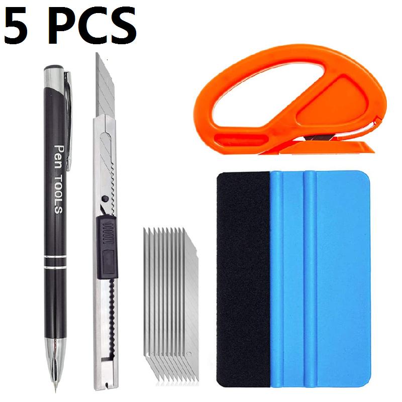 12Pcs Car Wrap Vinyl Scrapers High Quality Car Wrapping Tools Kit Profession Window Tinting Car Gadgets Universal Accessories