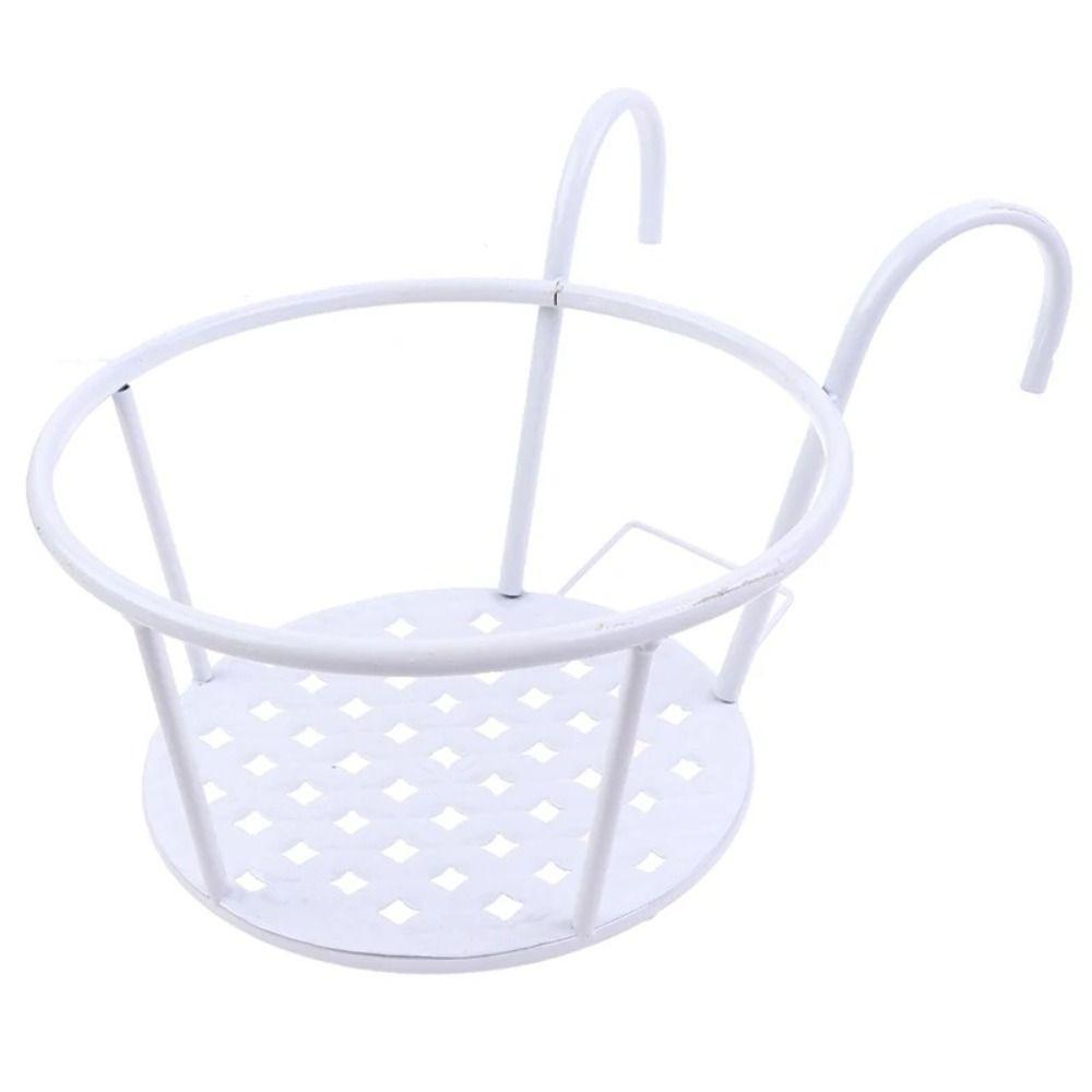 Metal Flower Pots Stand Simple Potted Plant Rack Patio Garden Hanging Basket  Bedroom