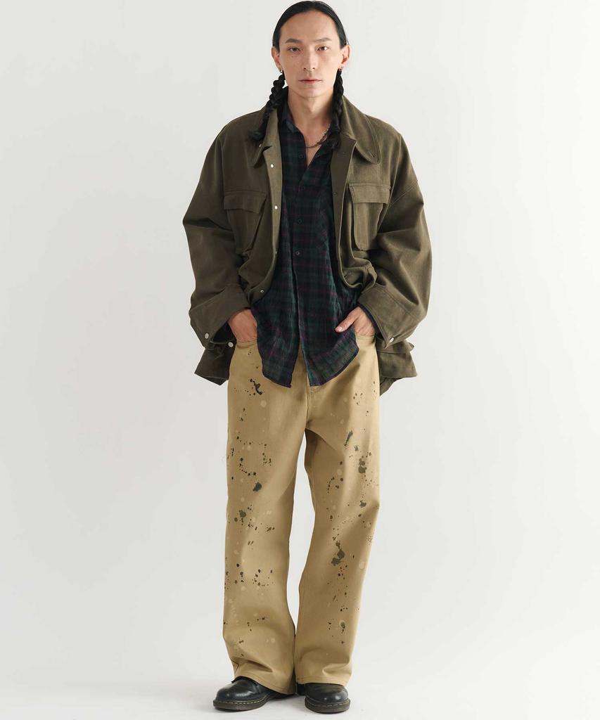 Smitharmor Hanka Oversized Pocket Work Jacket_Khaki