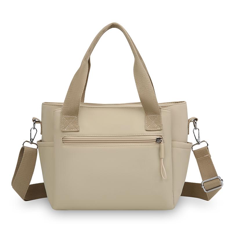 Nylon Shoulder Bag Women's Tote Bag Solid Color Portable Crossbody Bag