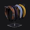 Clear Acrylic Headband Holder, Hair Hoop Display Stand, Clear Hairband Rack for Storage, Jewelry Display Bracelet Display Holder Stand, Acrylic