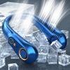 New 3000mA Portable Mini Hanging Neck Fan Bladeless Neckband Fan Digital Display Power Air Cooler USB Rechargeable Electric Fans
