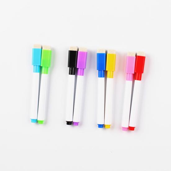 8Pcs Painting Pens Watercolor Erasable Plastic Practical Color Gel Ink Pen for Office