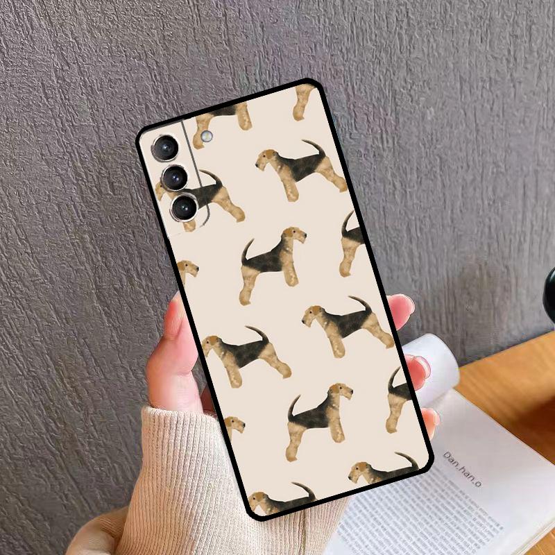 Airedale Terrier Dog Phone Case For Samsung Galaxy S24 S26 Ultra S20 S21 S22 S23 S25 Plus S10 S24 S25 FE Cover