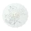 Vintage Blank Paper Umbrella DIY Chinese Umbrella Wood Drawing Umbrella  Wedding Party Favors