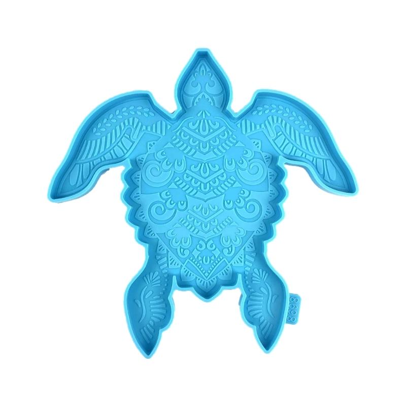 

Полустереоскопические настенные украшения в виде дельфина, морского конька, форма для капель клея, настенный кулон, настольное украшение, эпоксидная силиконовая форма синий