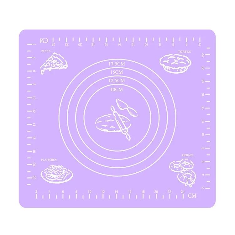 Non-Stick Thickening Rolling Dough Liner Pad, Pastry Cake Bakeware, Paste Flour Table Sheet, Silicone Kitchen Tools