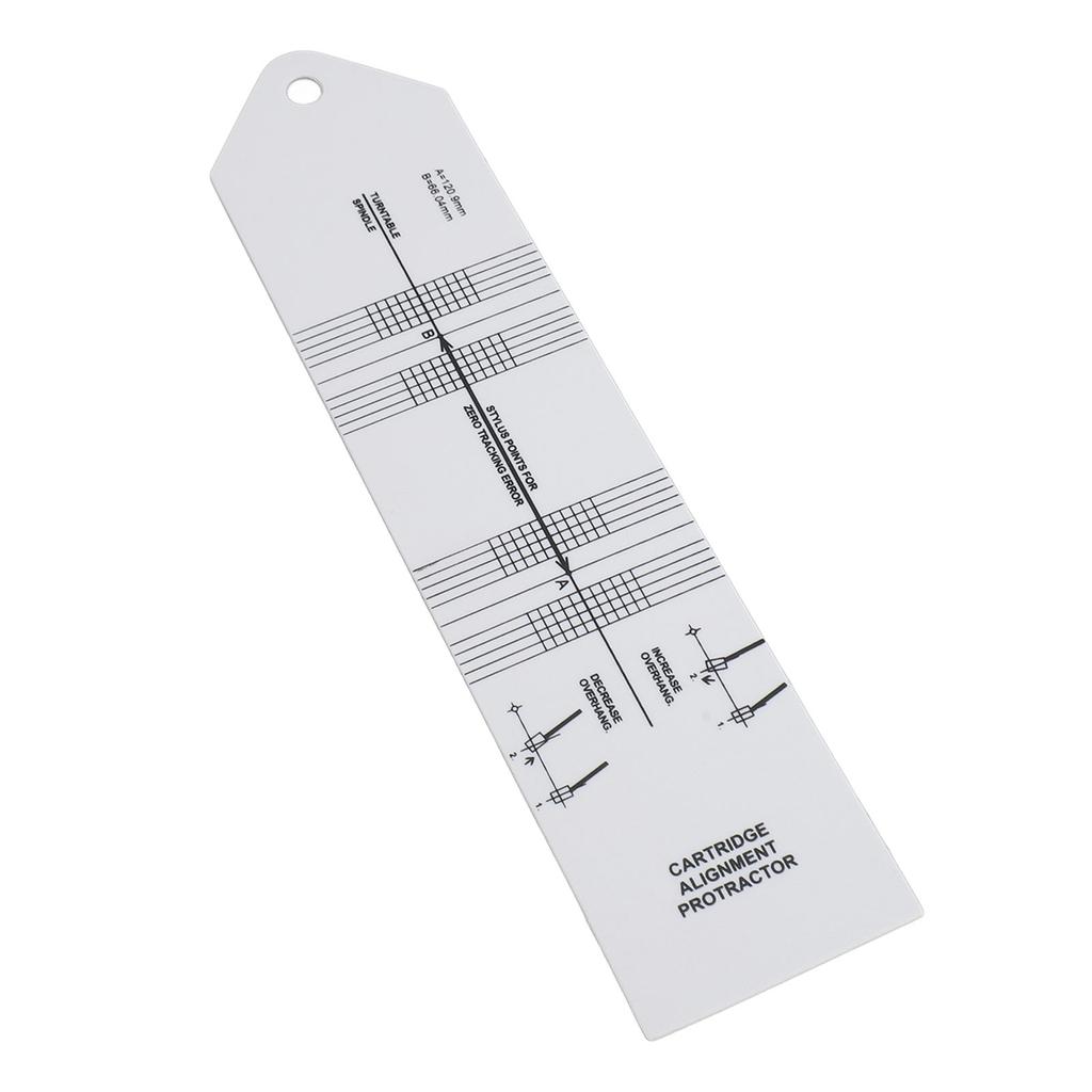 Turntable Protractor Cartridge Alignment Protractor Calibration Turntable Tool Record Phonograph