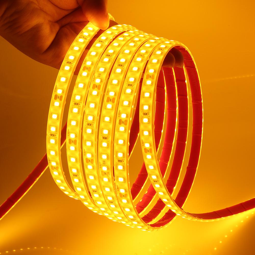 IP68 Waterproof LED strip Light 24V 2835 120Leds Flexible LED Tape Adhesive Underwater Outdoor Ribbon for Swimming Pool 0.5-20m