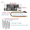 NTC B50K 3950 12V 0.8A DC PWM 2-3 Single Wire Fan Temperature Control Speed Controller Chassis Computer Noise Reduction Module