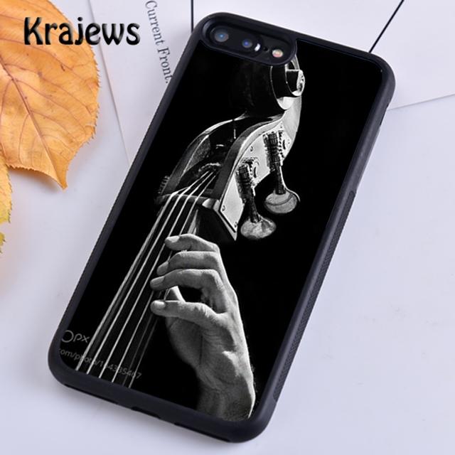 Krajews Wooden Violins Bow Music Phone Case Cover For iPhone 17 Air 16 15 14 Plus 11 12 13 Pro Max Plus Coque Fundas