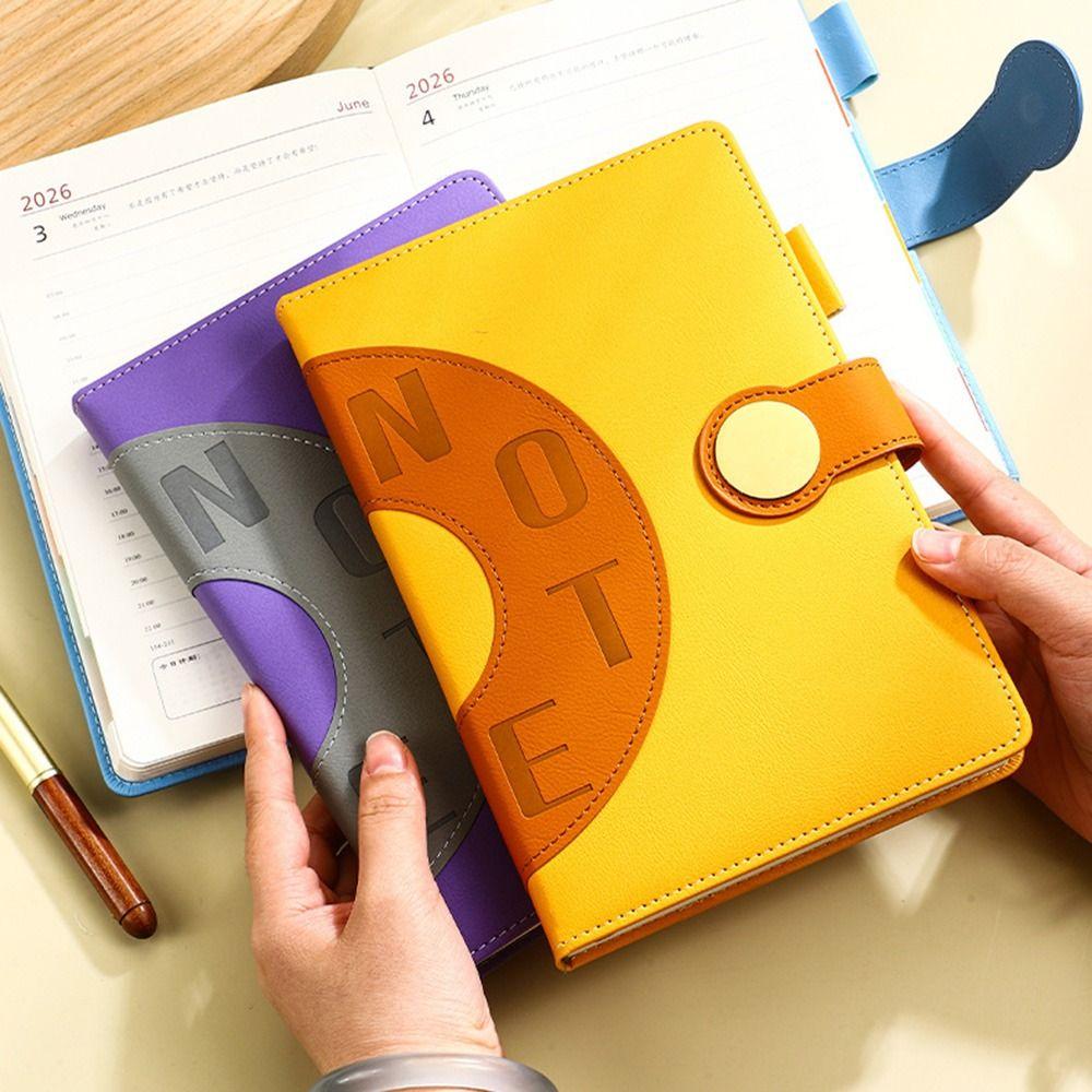 English A5 Agenda Planning Notebook 12 Months To-do List Notebook Office Work Planner Student