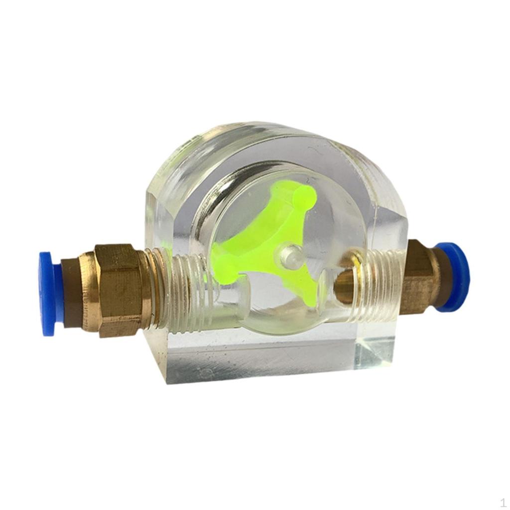 8 mm Wasserdurchflussmesser Acryl Messung der Kühlung