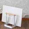 Vertical Cutting Board Organizer - Punch-Free Kitchen Storage Rack