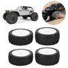 4pcs RC Front Rear Tires and Wheels with 12mm Hex for 1Celsius10 RC Off Road Car Upgrade Parts