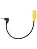 RCA To 2.5mm AV Converter Cable Car Rear View Reverse Parking Camera To Car DVR Car Navigation Cable GPS Camera Conversion Cable