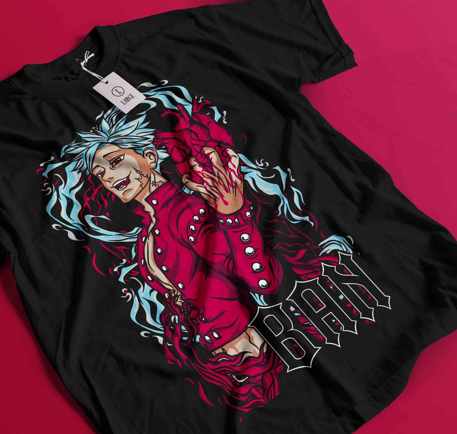 Ban,The Seven Deadly Sins ,Nanatsu no Taizai,Manga,Aesthetic,Unisex T-Shirt Mens Womens Tees Top 508 XL